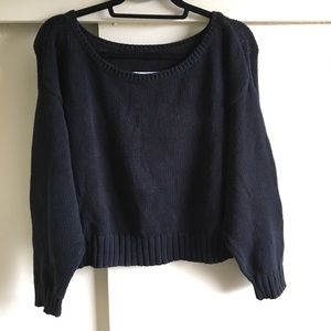 RVCA cropped knitted sweater